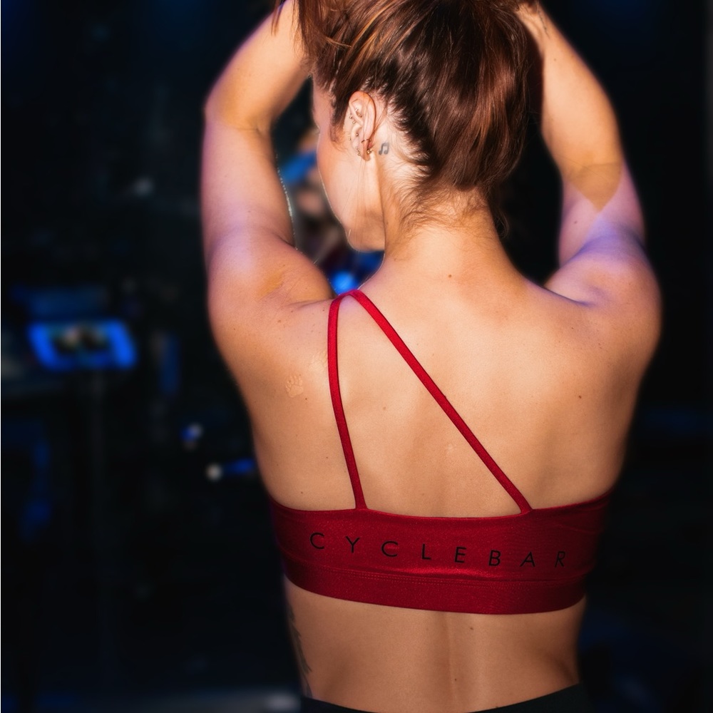 Worn Once - One Shoulder Onzie Cyclebar Bra